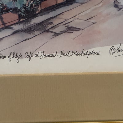 Set of Robert Kennedy Boston cityscape art prints - Image 4 of 12