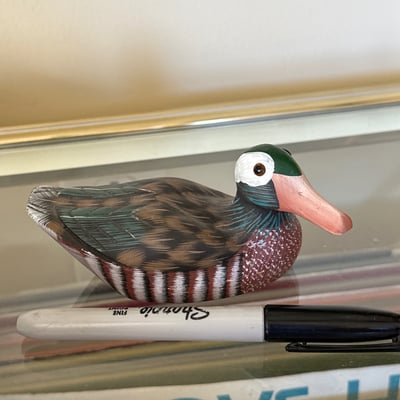 Hand-painted wooden ducks  - Image 5 of 21