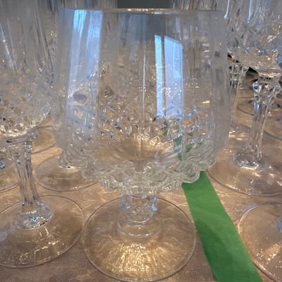 Crystal stemware  - Image 2 of 7