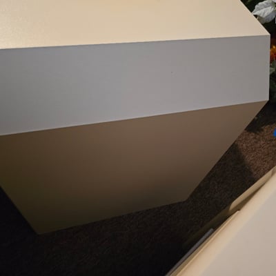 Pair of beige two-drawer nightstands - Image 7 of 13