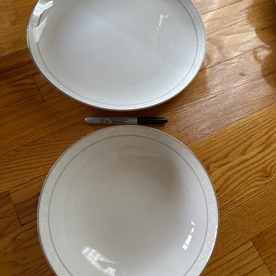 Fitz and Floyd Lovelace China Dinnerware Set - Image 9 of 16