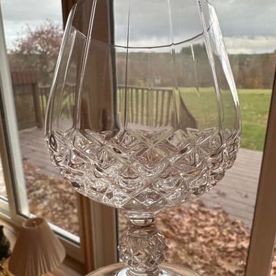 Crystal stemware  - Image 5 of 7