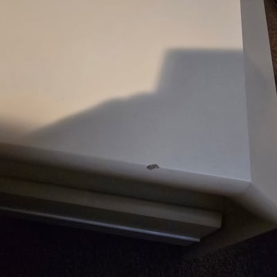 Pair of beige two-drawer nightstands - Image 6 of 13