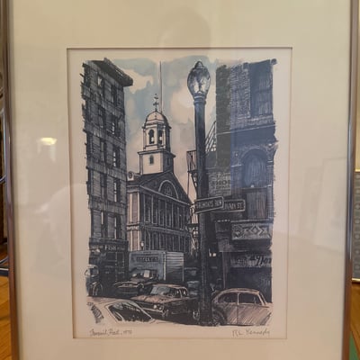 Set of Robert Kennedy Boston cityscape art prints - Image 10 of 12