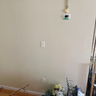 Gold Arc Art Lighting Fixture - Image 3 of 6