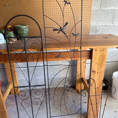 Set of wrought-iron garden trellises, More  - Image 5 of 9