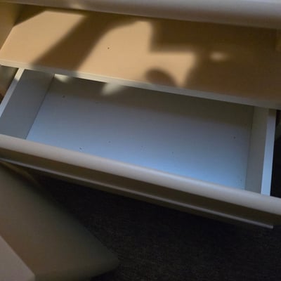 Pair of beige two-drawer nightstands - Image 13 of 13