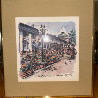 Set of Robert Kennedy Boston cityscape art prints - Image 2 of 12