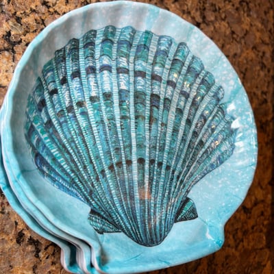 Noritake Ceramic dinnerware set with blue floral borders and more dishes - Image 8 of 9