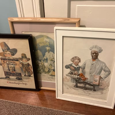 Vintage advertising art prints (Cream of Wheat and The World's Fare) - Image 1 of 10