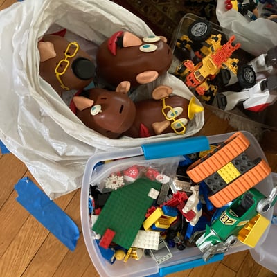 LEGOs, Mr. Potato Head, action figures - Image 1 of 8