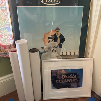 Collection of vintage posters and prints - Image 1 of 10