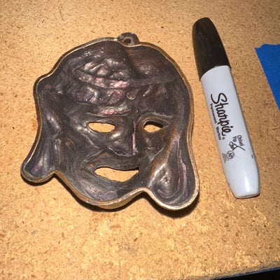 Assorted decorative tiles, ceramic bowl, mask - Image 7 of 7