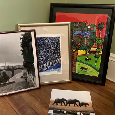 Framed Art Prints and Photographs: Paris Scenes, Landscapes, and Wildlife - Image 1 of 12