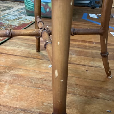 Round Woven Rattan Table - Image 6 of 8