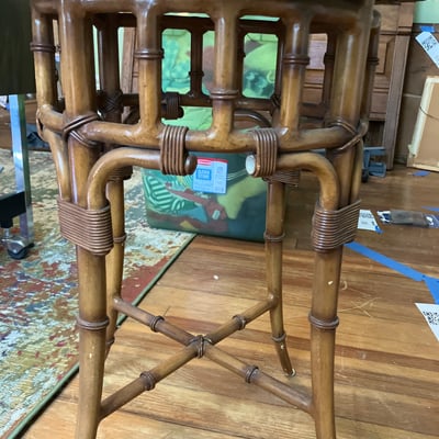 Round Woven Rattan Table - Image 4 of 8