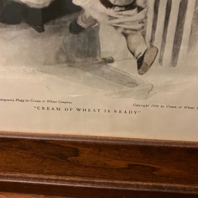 Two framed vintage Cream of Wheat advertisement prints - Image 10 of 11