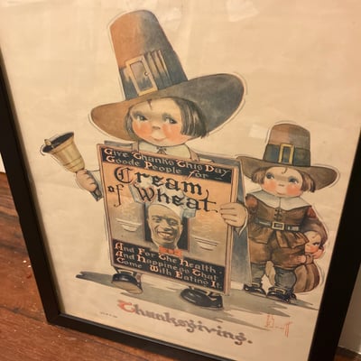 Vintage advertising art prints (Cream of Wheat and The World's Fare) - Image 2 of 10