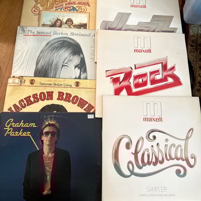 Vinyl record collection with accessories - Image 3 of 5