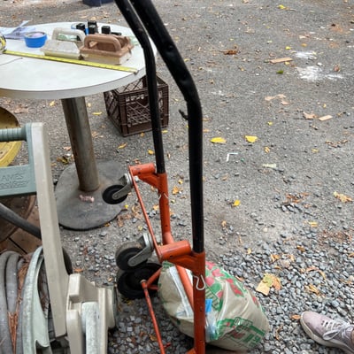 Play Sand bag, hose reel, and hand truck - Image 3 of 5