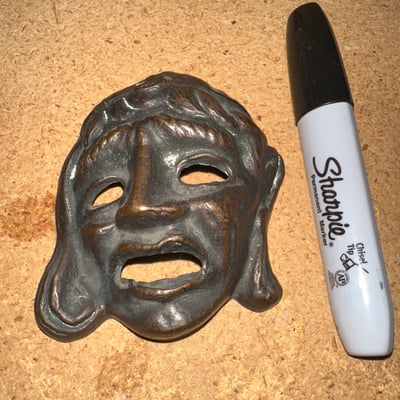 Assorted decorative tiles, ceramic bowl, mask - Image 5 of 7