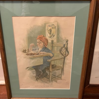 Two framed vintage Cream of Wheat advertisement prints - Image 5 of 11