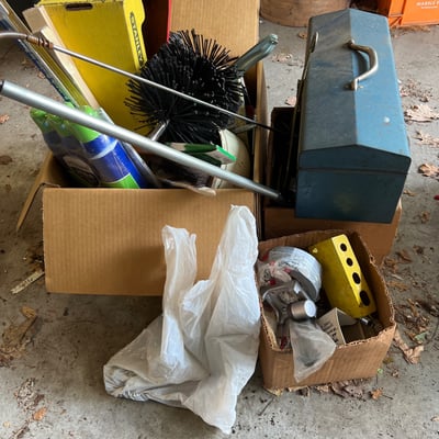 Assorted Garage Tools and Hardware - Image 3 of 9