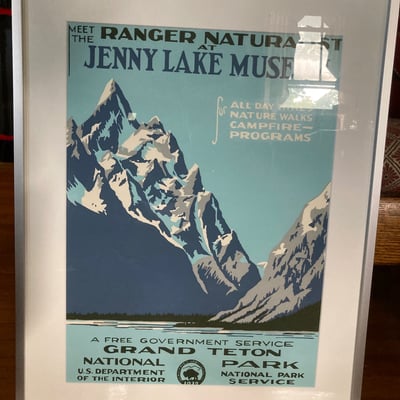 Two National park posters, frames - Image 1 of 4