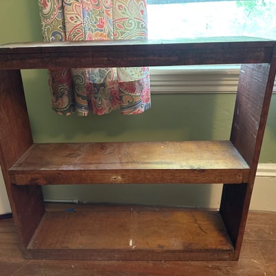 Two-shelf wooden bookcases - Image 4 of 6