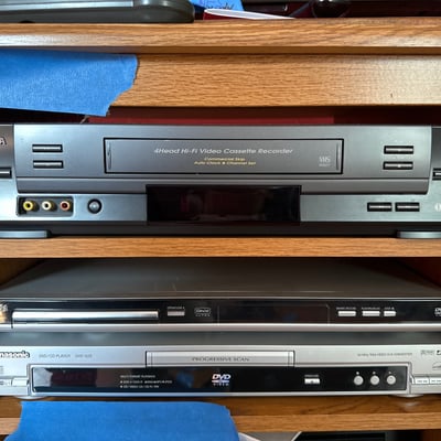 Toshiba VCR, Philips DVD/CD Player, and Panasonic DVD-S25 - Image 1 of 4