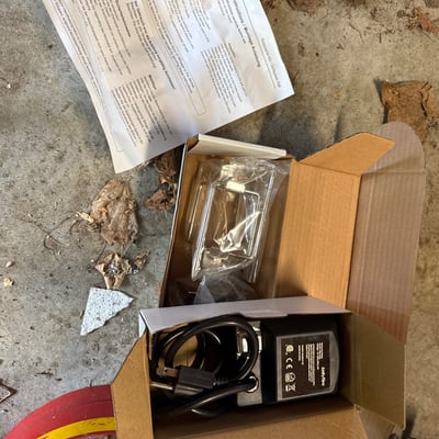 McCulloch chainsaw and Sears Craftsman belt sander with rotisserie kit and safety can - Image 4 of 15