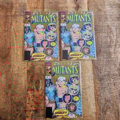 New Mutants #87 Gold Cover x3 - Image 1 of 3
