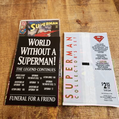 Death of Superman Comics - Image 2 of 2