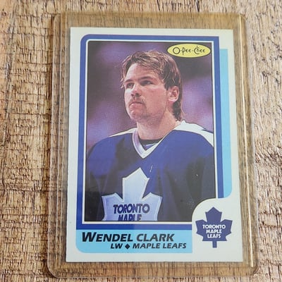 Wendel Clark Rookie Card - Image 1 of 2