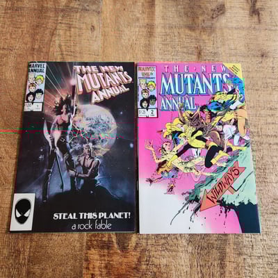 New Mutants Annual #1 and #2 - Image 1 of 3