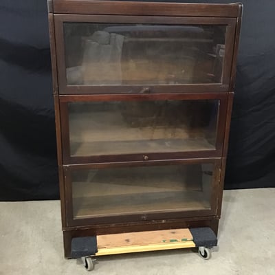3-Section Barrister's Bookcase - Image 1 of 5