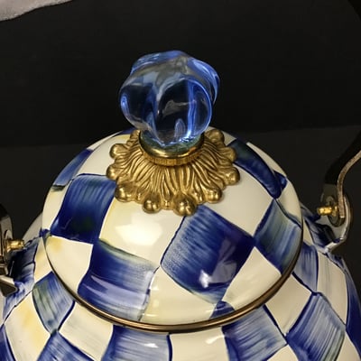MacKenzie-Childs Tea Kettle - Image 3 of 5