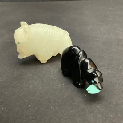 Vintage Native American Zuni Fetishes - Image 6 of 15