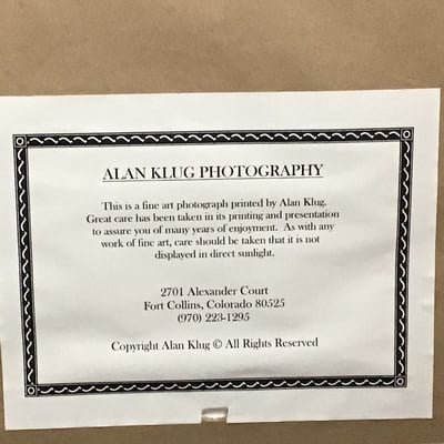 Alan Klug Framed Photograph - Image 6 of 6