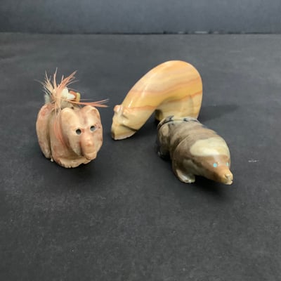 Vintage Native American Zuni Fetishes - Image 13 of 15