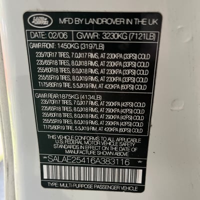 2006 Land Rover LR3 VIN:SALAE25416A383116. //UPDATED// - Image 37 of 39