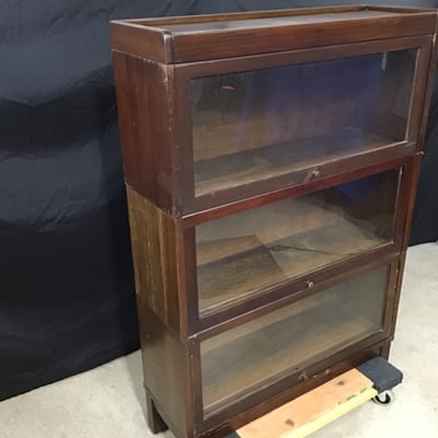 3-Section Barrister's Bookcase - Image 2 of 5
