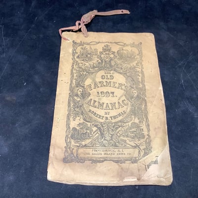 Antique Ephemera - Farmer's Almanac & More - Image 17 of 21