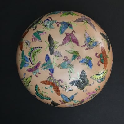 Antique Chinese Porcelain Boxes  - Image 3 of 8