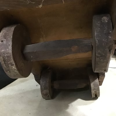 Antique Japanese Kuruma Tansu Chest - Image 8 of 8