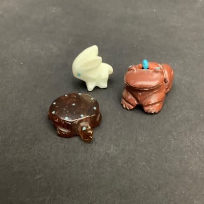 Vintage Native American Zuni Fetishes - Image 7 of 15