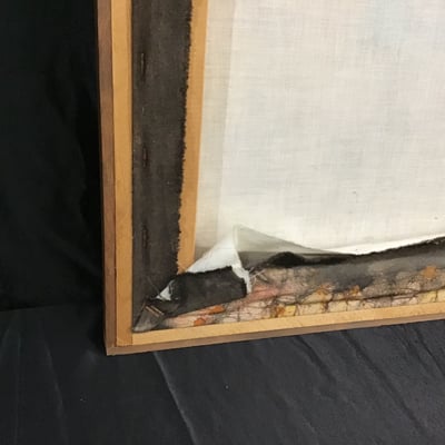 Vintage Framed King & Queen Batik - Image 6 of 6