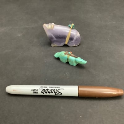 Vintage Native American Zuni Fetishes - Image 5 of 15