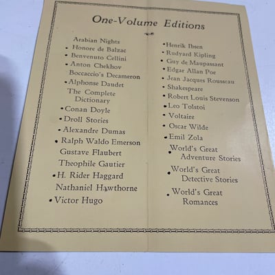 Famous One-Volume Editions, 1920s - Image 17 of 22