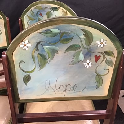 Sticks Handmade Dining Chairs / Hearts - Image 5 of 17